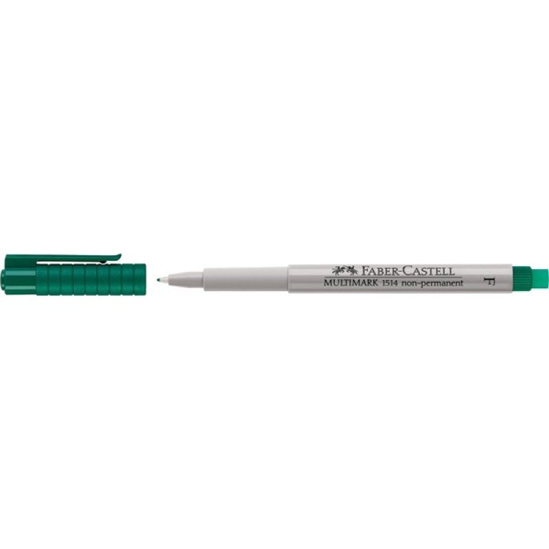 FABER-CASTELL Marqueur NonPermanent MULTIMARK F, vert