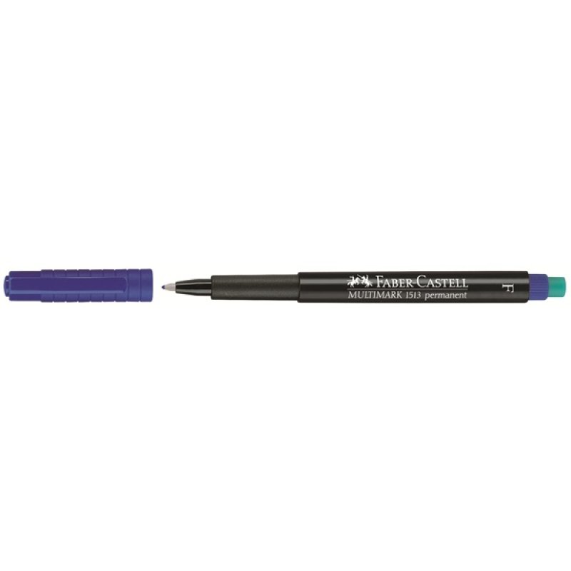 FABER-CASTELL Marqueur permanent MULTIMARK F, bleu