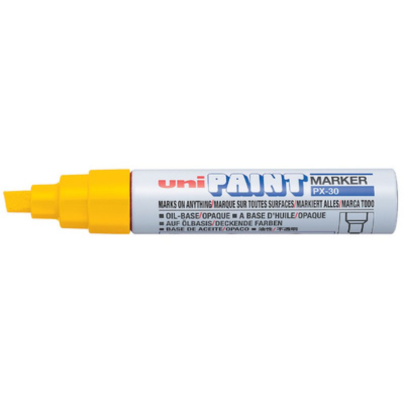 uni-ball Marqueur permanent PAINT PX-30, jaune