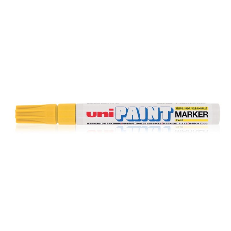 uni-ball Marqueur permanent PAINT PX-20, jaune