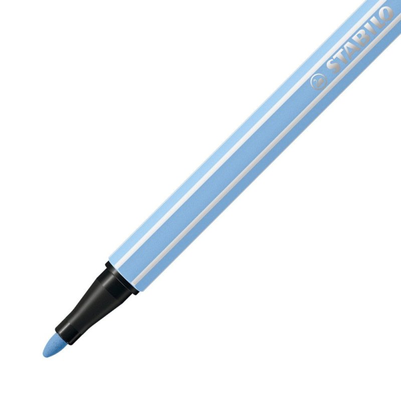 STABILO Stylo feutre Pen 68, bleu de cobalt clair