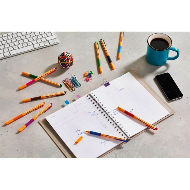 STABILO Stylo à encre gel pointVisco, rouge