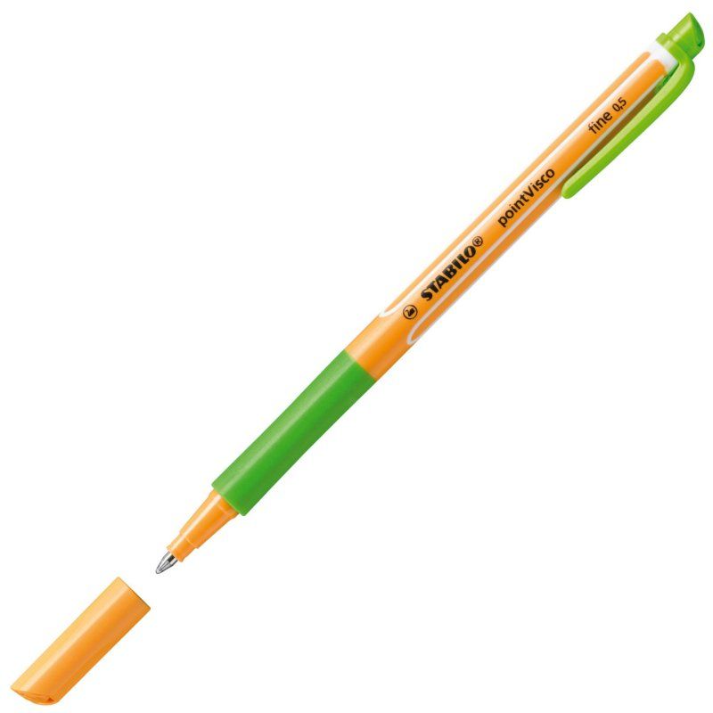 STABILO Stylo à encre gel pointVisco, vert tilleul