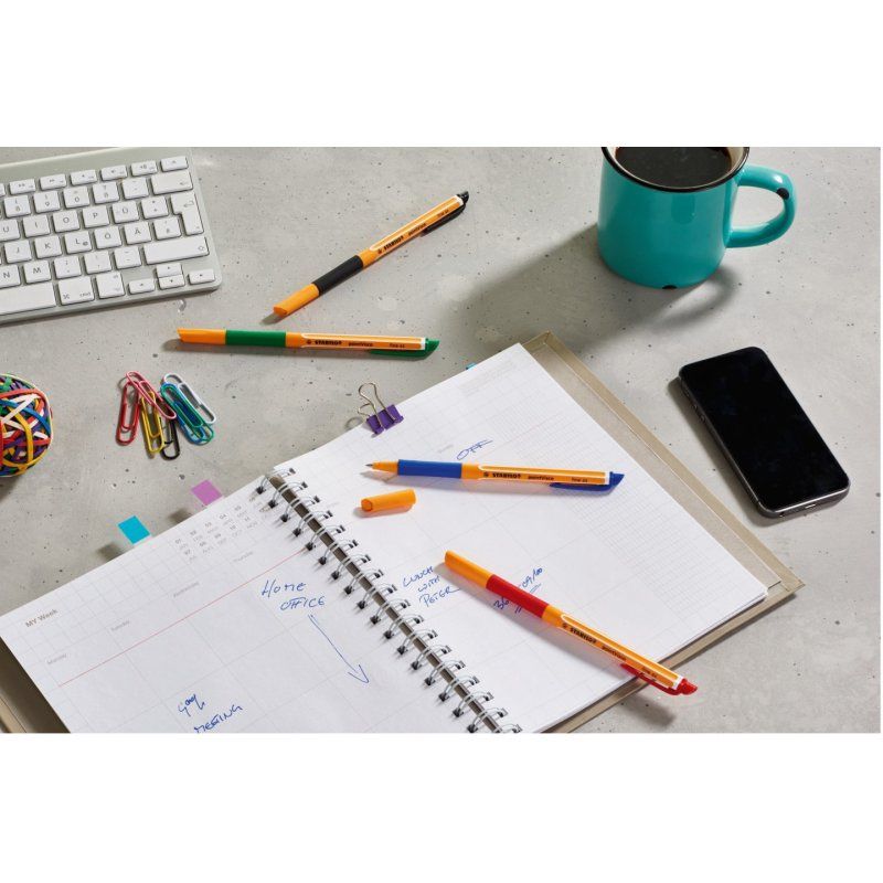 STABILO Stylo à encre gel pointVisco, marron