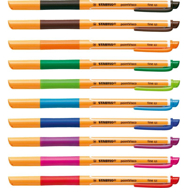 STABILO pointVisco Capped gel pen Fine Orange 1 pc(s)