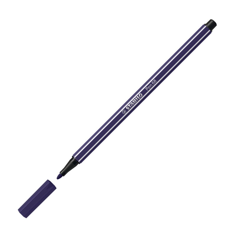 STABILO Stylo feutre Pen 68, bleu de Prusse