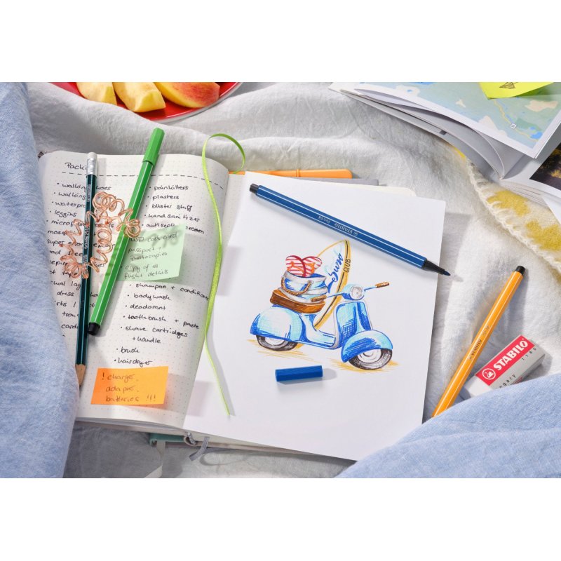 STABILO Stylo feutre Pen 68, terre d'ombre