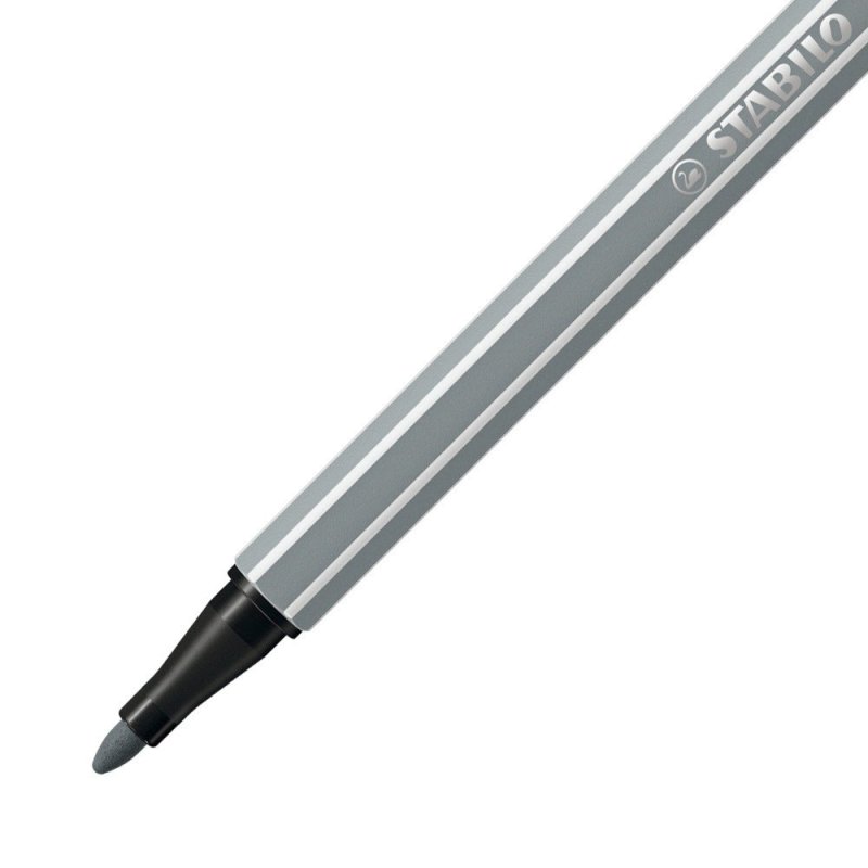 STABILO Stylo feutre Pen 68, gris moyen