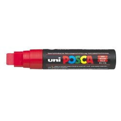 POSCA uni PC-17K marqueur 1 pièce(s) Pointe biseautée Rouge