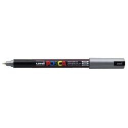 POSCA uni PC-1MR marker 1 pc(s) Bullet tip Silver