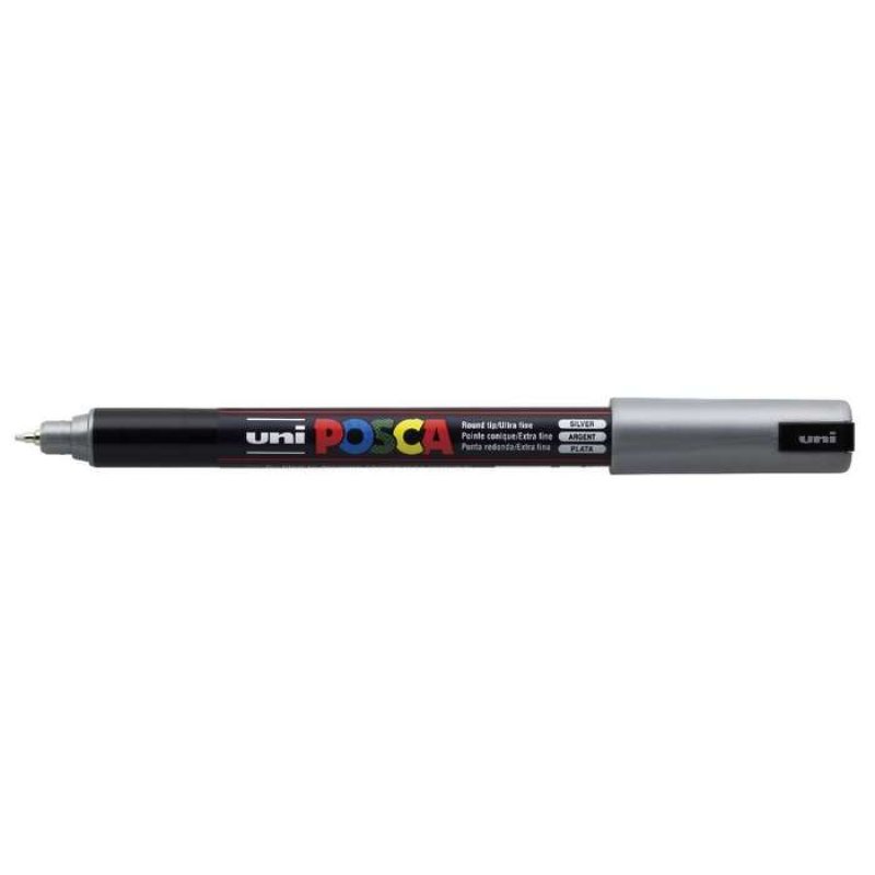 POSCA uni PC-1MR marker 1 pc(s) Bullet tip Silver
