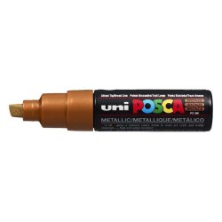 POSCA uni PC-8K marker 1 pc(s) Chisel tip Bronze