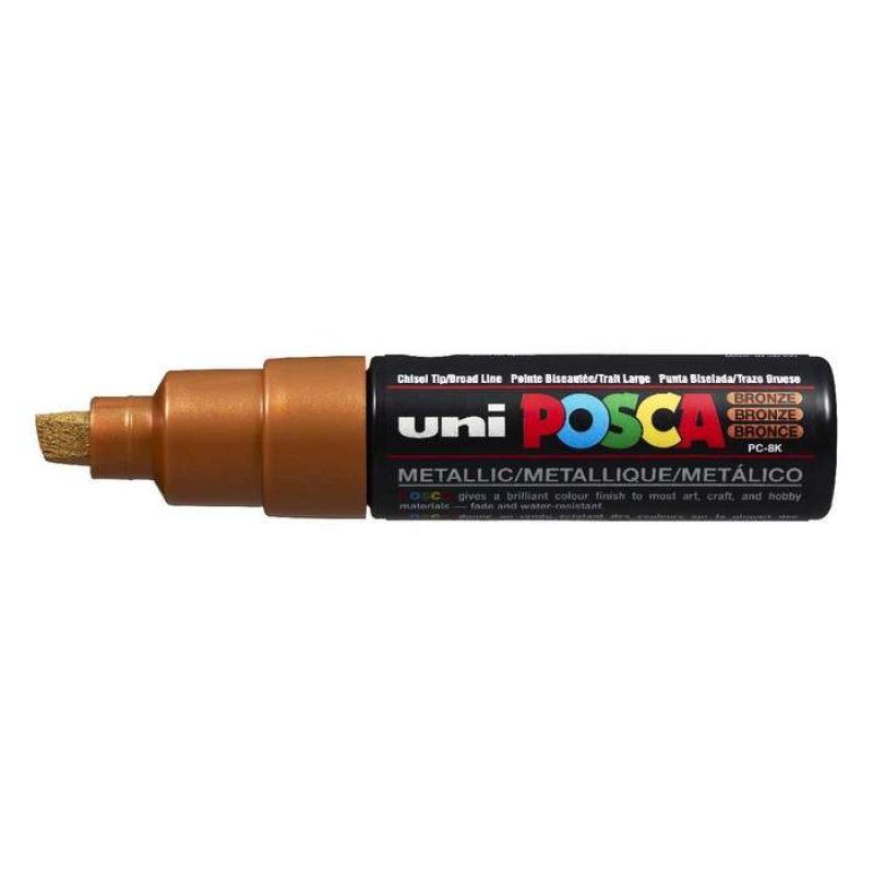 POSCA uni PC-8K marker 1 pc(s) Chisel tip Bronze