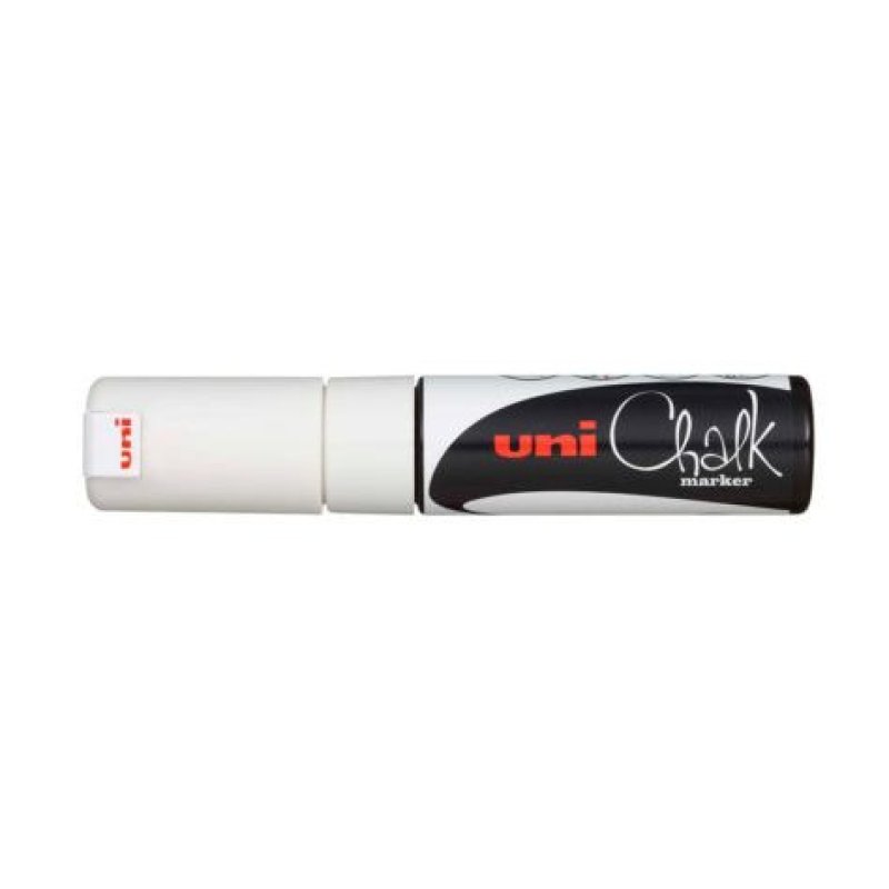 uni-ball Marqueur craie Chalk marker PWE8K, blanc