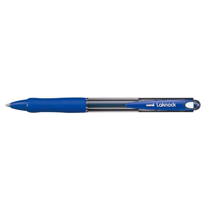 uni-ball Stylo bille rétractable Laknock, extra large, bleu