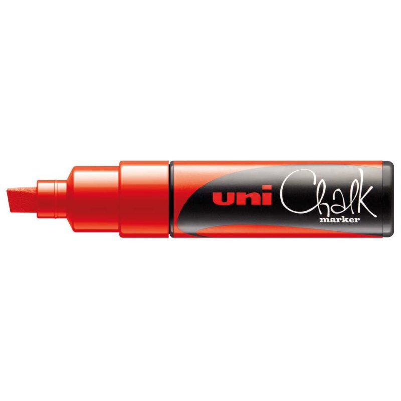 uni-ball Marqueur craie Chalk marker PWE8K, rouge