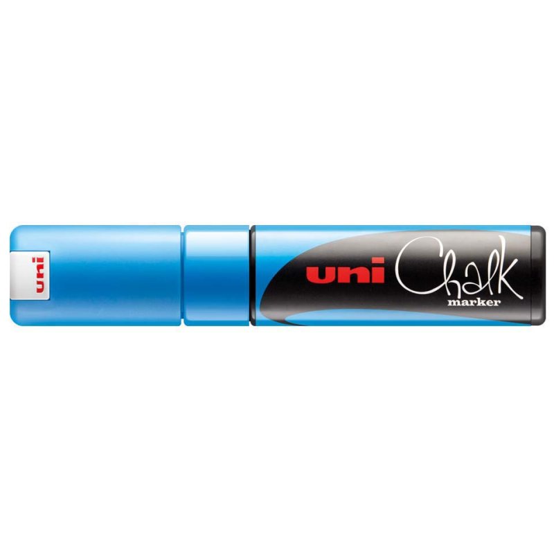 uni-ball Marqueur craie Chalk marker PWE8K, bleu clair