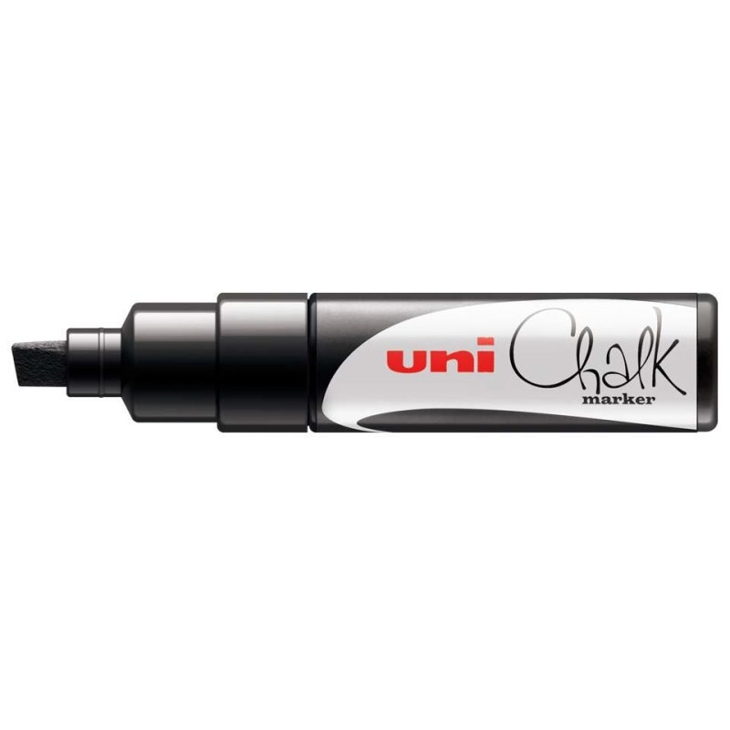 uni-ball Marqueur craie Chalk marker PWE8K, noir
