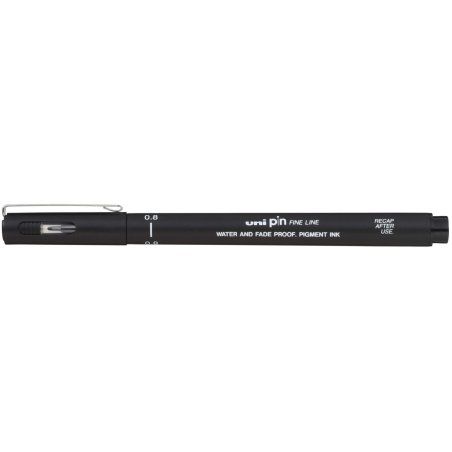 Uni-Ball Pin 08 fineliner Black 1 pc(s)