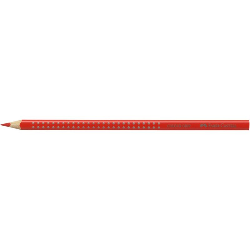 FABER-CASTELL Crayon de couleur Colour GRIP, rouge fraise