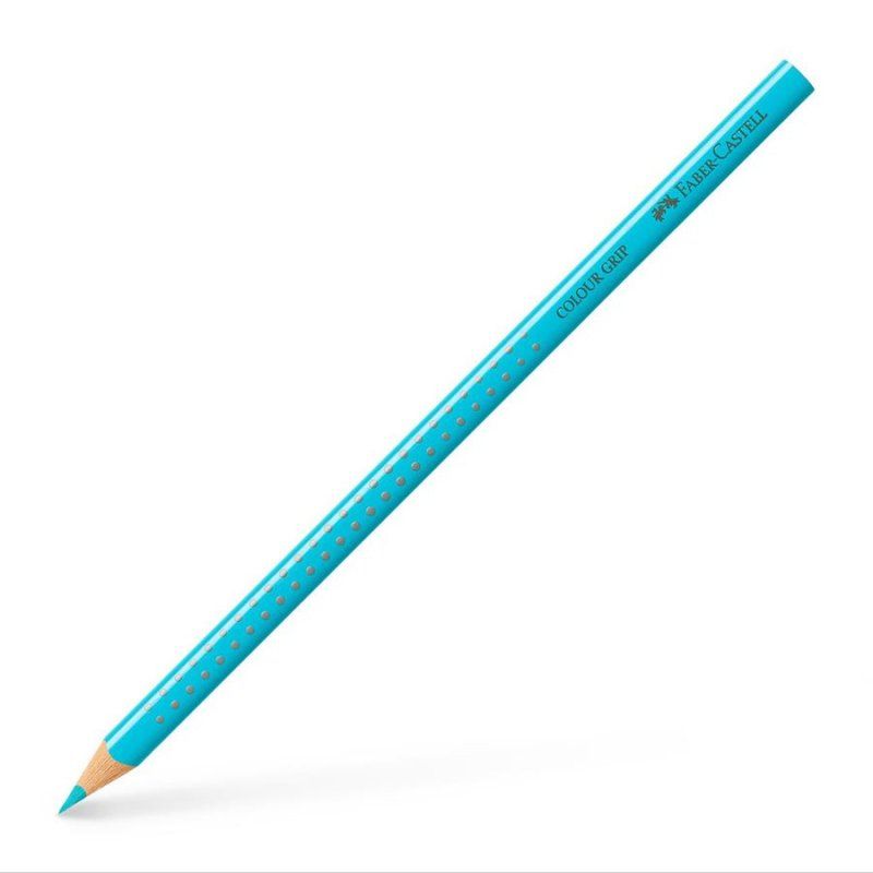 FABER-CASTELL Crayon de couleur Colour GRIP, turquoise