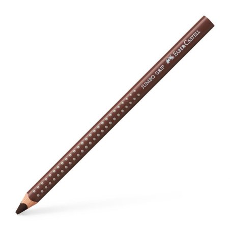 FABER-CASTELL Crayons de couleur JUMBO GRIP, marron choco