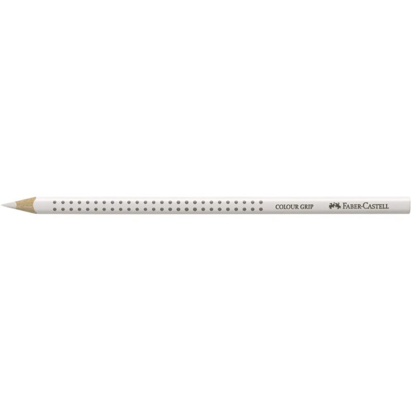 FABER-CASTELL Crayon de couleur Colour GRIP, blanc