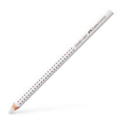 FABER-CASTELL Crayon de couleur JUMBO GRIP, blanc