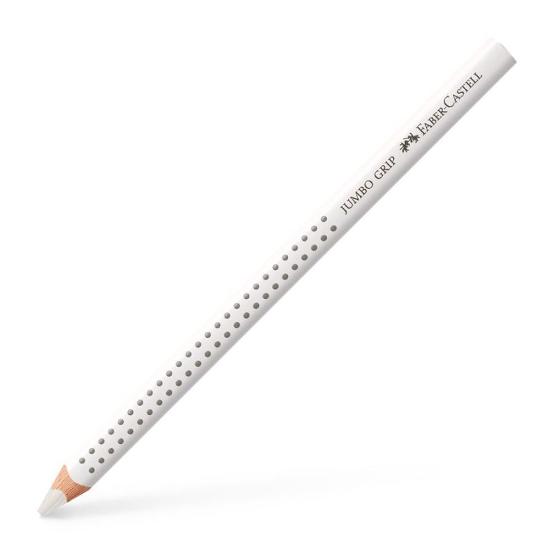 FABER-CASTELL Crayon de couleur JUMBO GRIP, blanc