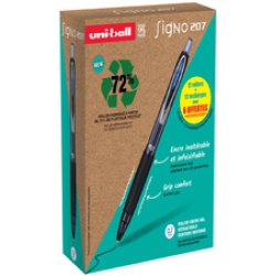 uni-ball Stylo roller encre gel SIGNO 207E, VALUE PACK, bleu