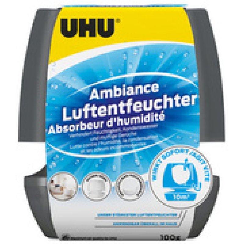 UHU Absorbeur d'humidité Ambiance, 100 g, blanc