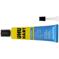 UHU Spezialkleber HART, lösemittelhaltig, 125 g in Tube