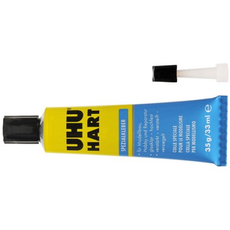 UHU Spezialkleber HART, lösemittelhaltig, 125 g in Tube