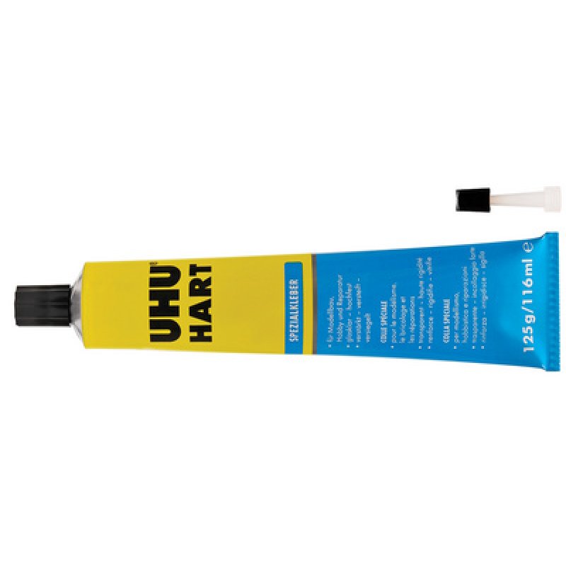 UHU Spezialkleber HART, lösemittelhaltig, 125 g in Tube