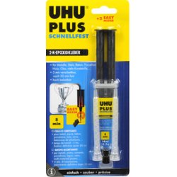 UHU colle à deux composants plus adhérence rapide, 15 g