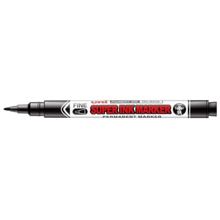 Uni-Ball Super Ink PNA-125 marqueur indélébile Pointe fine Noir 1 pièce(s)
