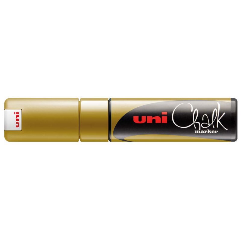 Uni-Ball ChalkGlass PWE-8K chalk marker Chisel Gold 1 pc(s)
