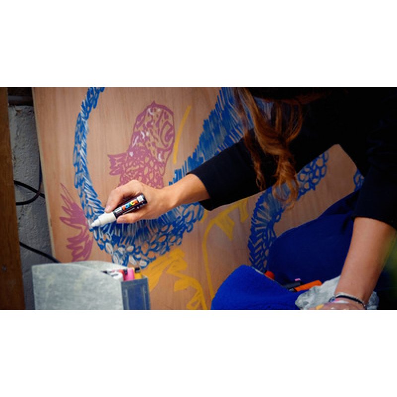 POSCA Marqueur à pigment PC-7M, étui de 8