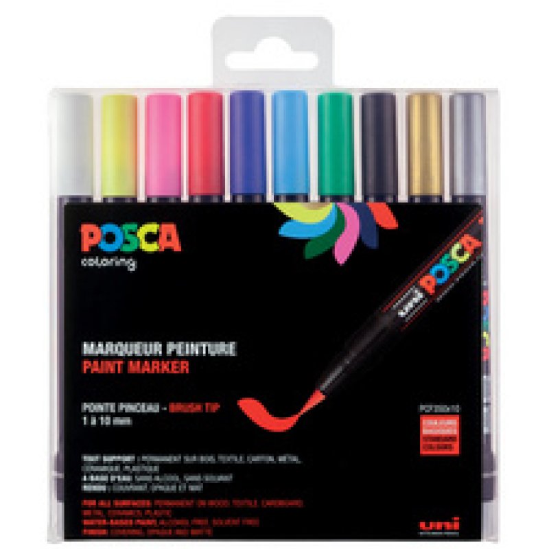 POSCA Marqueur à pigment PCF-350, étui de 3