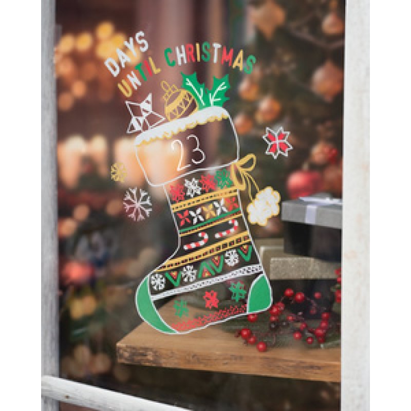 uni-ball Marqueur craie Chalk marker, coffret Noël TRADI