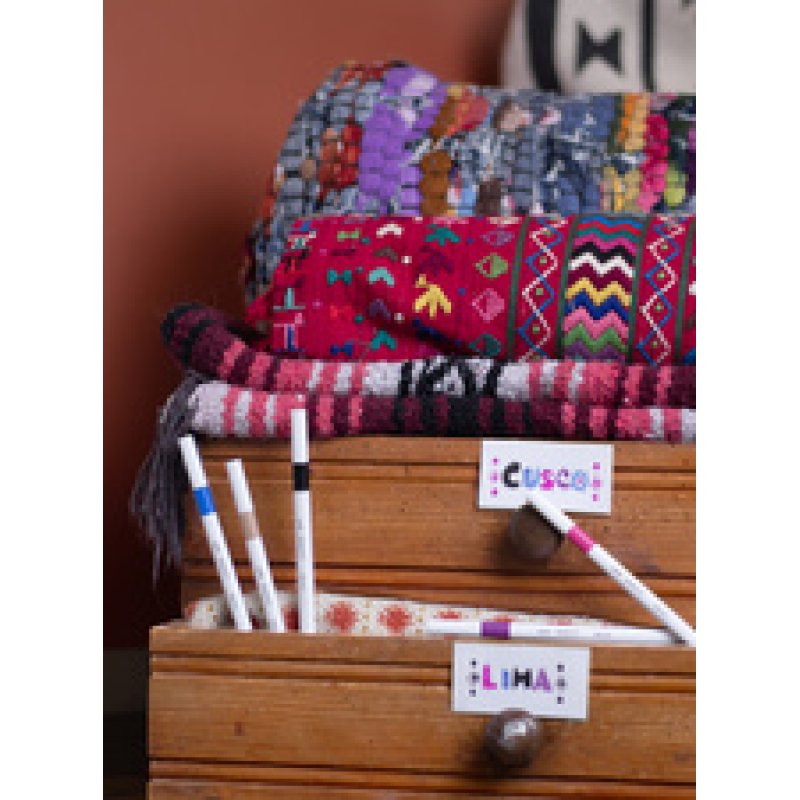 uni-ball Feutres EMOTT, set de 5 "Peruvian Folk"