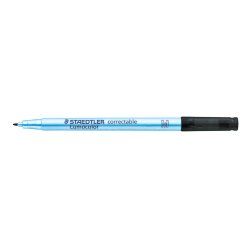 Staedtler Lumocolor Correctable marqueur 1 pièce(s) Pointe fine Noir