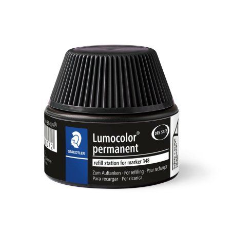STAEDTLER Flacon de recharge Lumocolor 488 48, noir