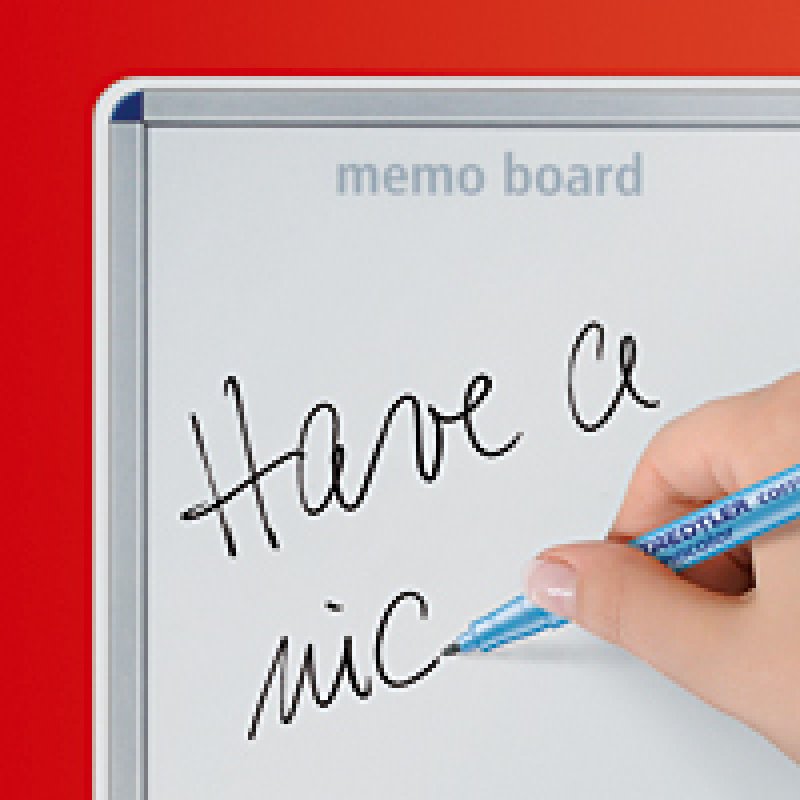 STAEDTLER Kit Memo Board Lumocolor, tableau de note: A5