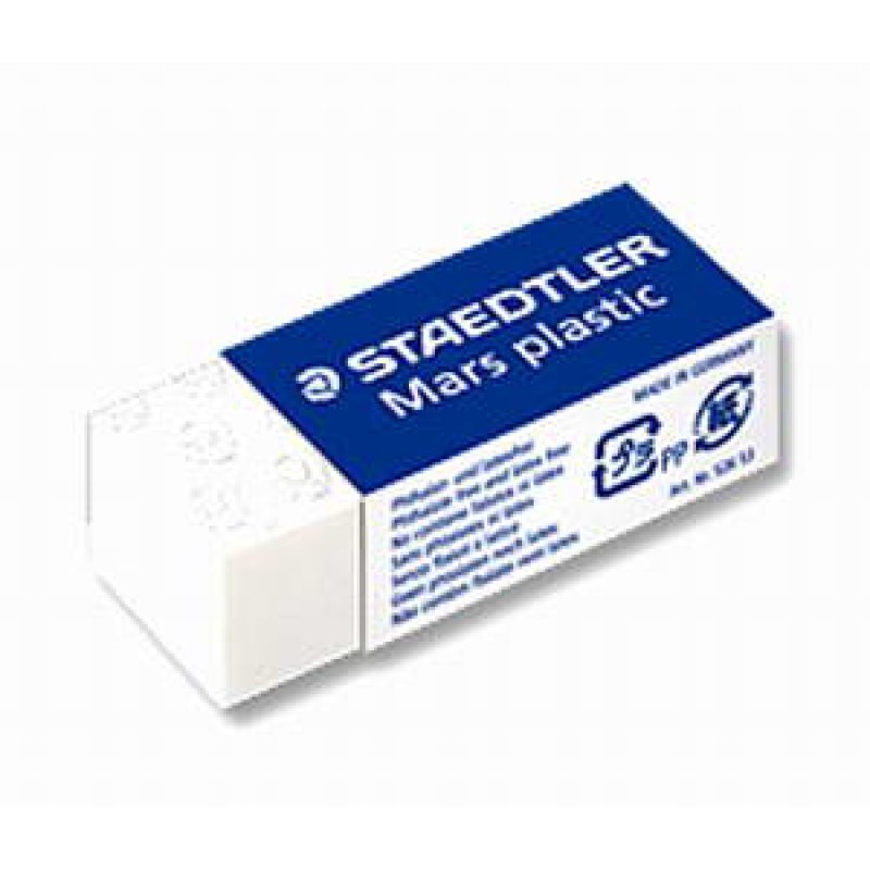 STAEDTLER Gomme plastique Mars plastic mini, blanc