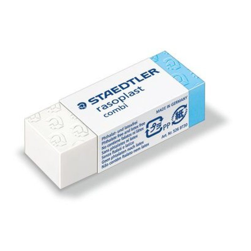 STAEDTLER Gomme plastique rasoplast combi BT30