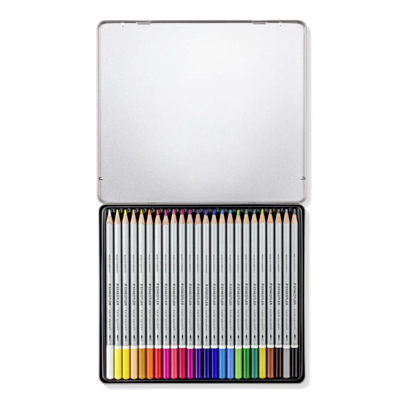 STAEDTLER Crayon aquarellable karat aquarelle, étui de 24