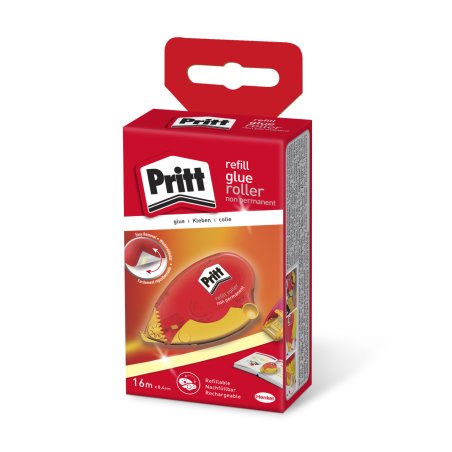 Pritt Roller de colle Refill, non permanente, 8,4 mm x 16 m