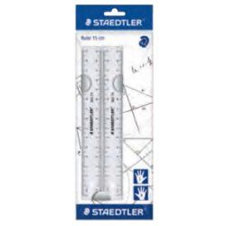 Staedtler 562 152 PB ruler 150 mm Plastic Transparent 2 pc(s)