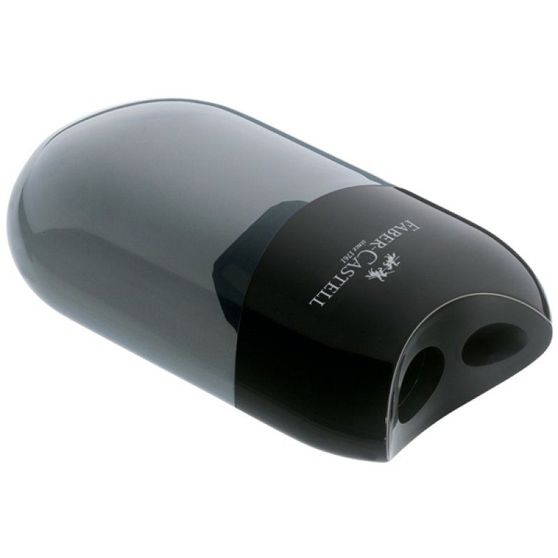 Faber-Castell 183500 pencil sharpener Manual pencil sharpener Black, Transparent